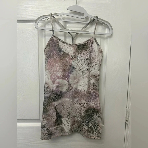Lululemon Power Y Tank Sz 6 In Sugar Crush Multi - Picture 2 of 5